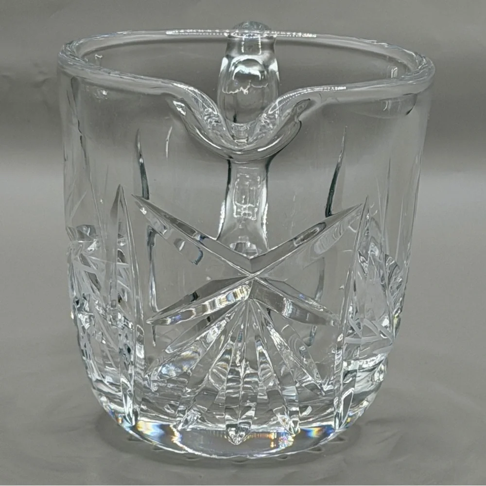 Vintage Anna Hutte Bleikristall Lead Crystal‎ Mini Creamer & Sugar Set ANN16
